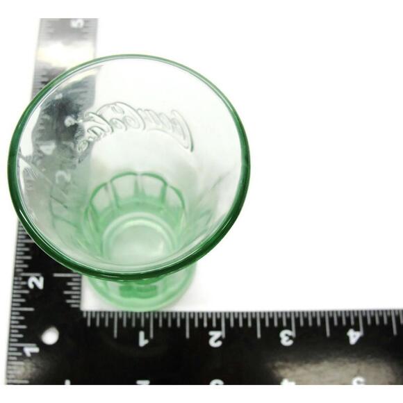 Green Coca-Cola Shot Glass Man Cave Bar Novelty - Picture 9 of 12